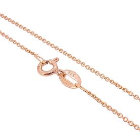 Cable Chain 9ct Rose Gold 1.5mm Anklet