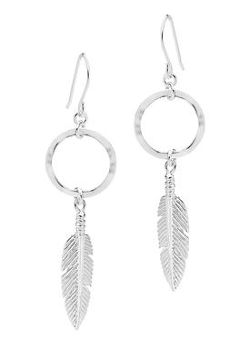 The Lucky One Silver Earrings