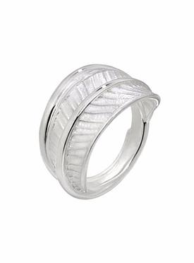 Fern Leaf Ring in Sterling Silver