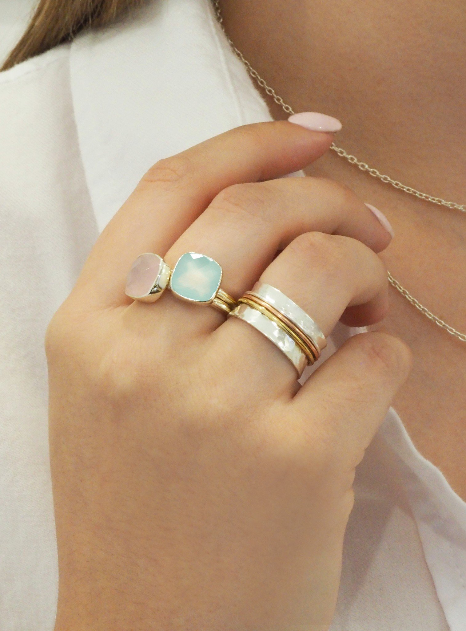 Love Britty Fidget Spinner in Silver — Jewellery Co. Australia