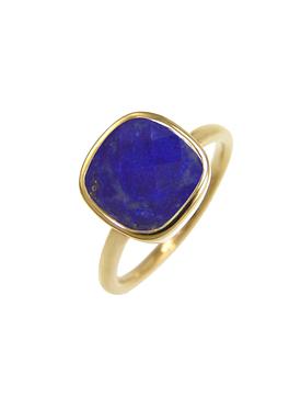 Indie Lapis Lazuli Gemstone Ring in Gold