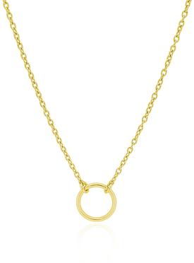 Hope Circle Necklace in Gold