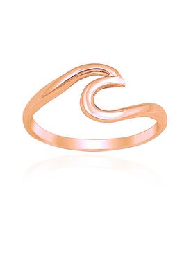 Mariana Wave Ring in Rose Gold
