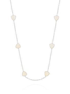 Gemstone Harper Moonstone  Necklace in Silver