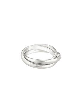 Willow Russian Past Present Future Ring in Silver