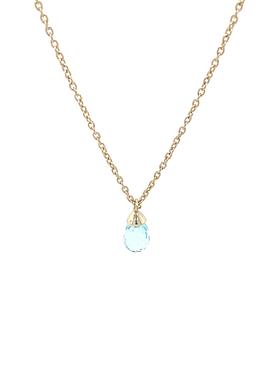Bella Blue Topaz Necklace in Gold
