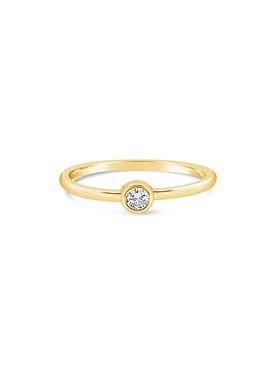 Selena Solitaire Ring in Gold